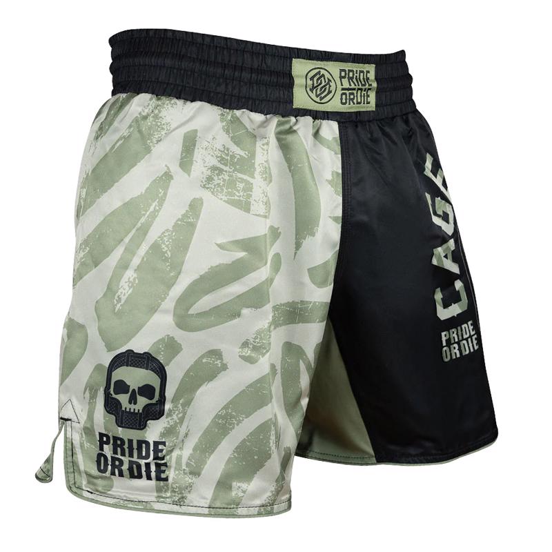 Pride Or Die cage control MMA Shorts - Black